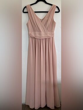 Lulu's Dusty Rose Chiffon Maxi Skirt